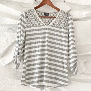 MAREKT & SPRUCE stitch fix 3/4 sleeve blouse